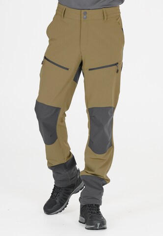 Whistler Regular Outdoor trousers 'Avatar' in Brown: front
