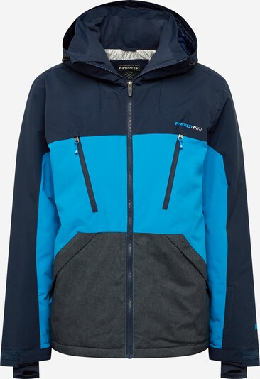 PROTEST Sport-Jacke 'Ultra' in blau / schwarz, Produktansicht