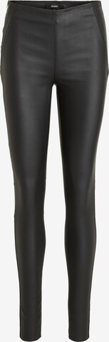 OBJECT Petite Skinny Leggings 'BELLE' - fekete: elől