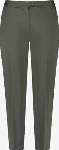 GERRY WEBER - Pantalón de pinzas en verde: frente