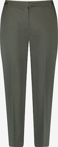 GERRY WEBER Slimfit Pantalon in Groen: voorkant