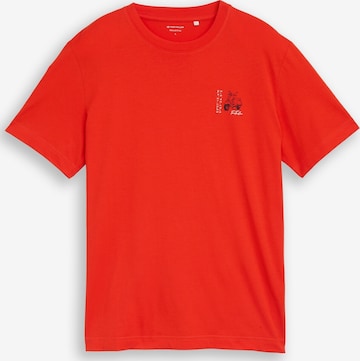 TOM TAILOR T-Shirt in Rot: Vorderseite