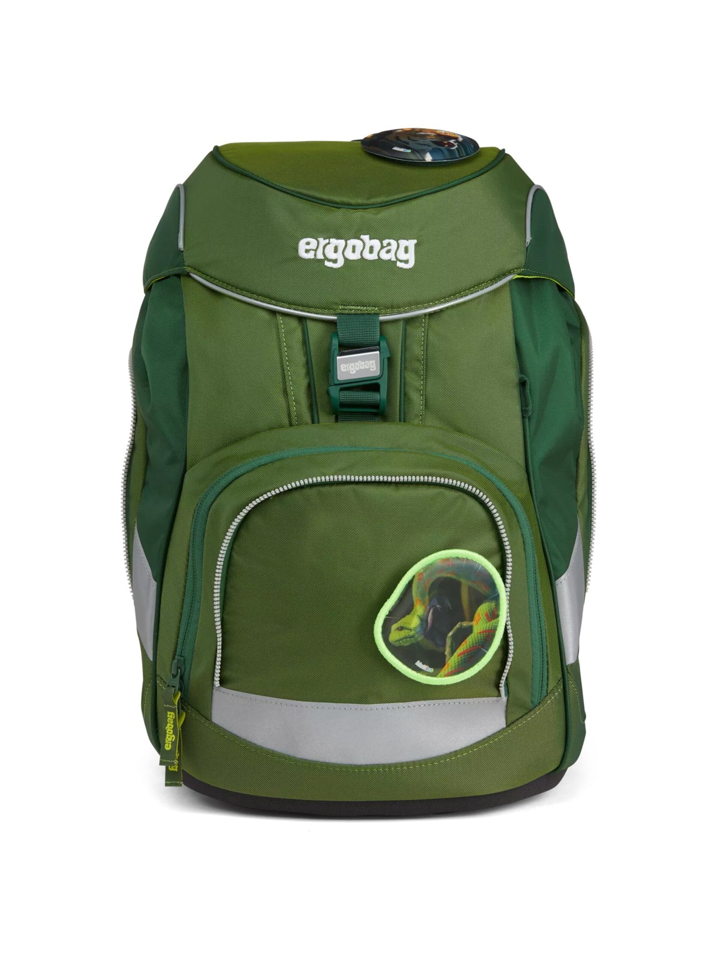 ergobag Backpack 'Schulranzen-Set pack Set' in Green
