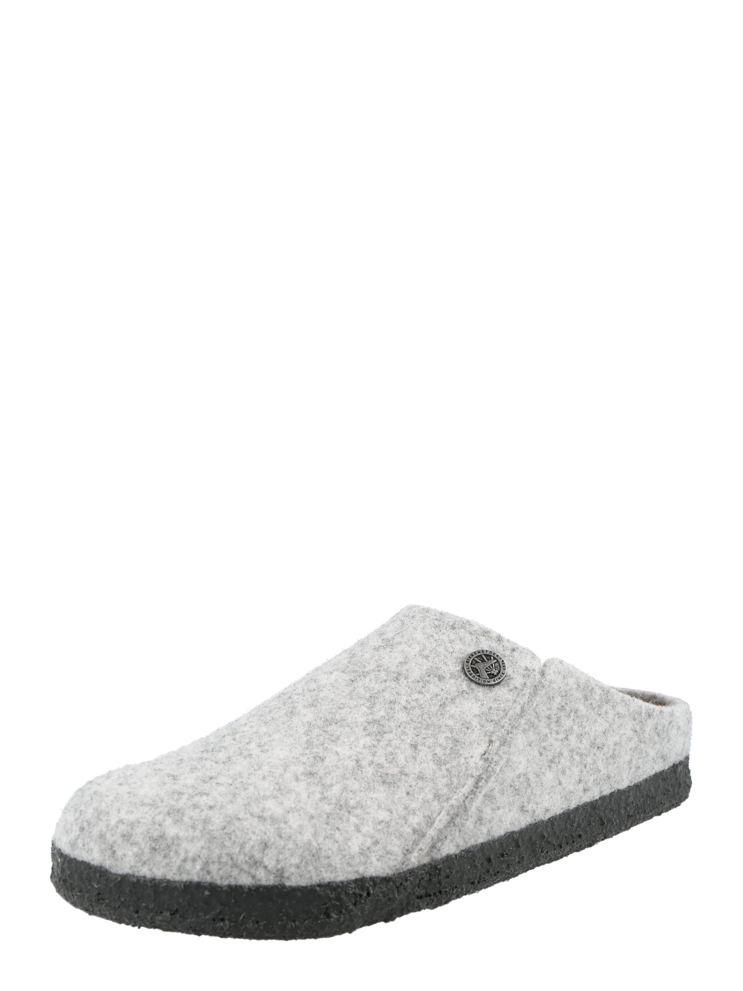 Pantoufle 'Zermatt Rivet' BIRKENSTOCK en gris : devant