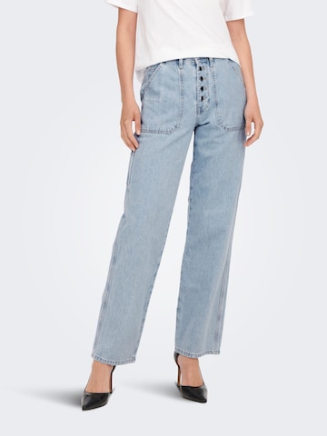 ONLY Loosefit Jeans 'GAVIN' in Blauw: voorkant