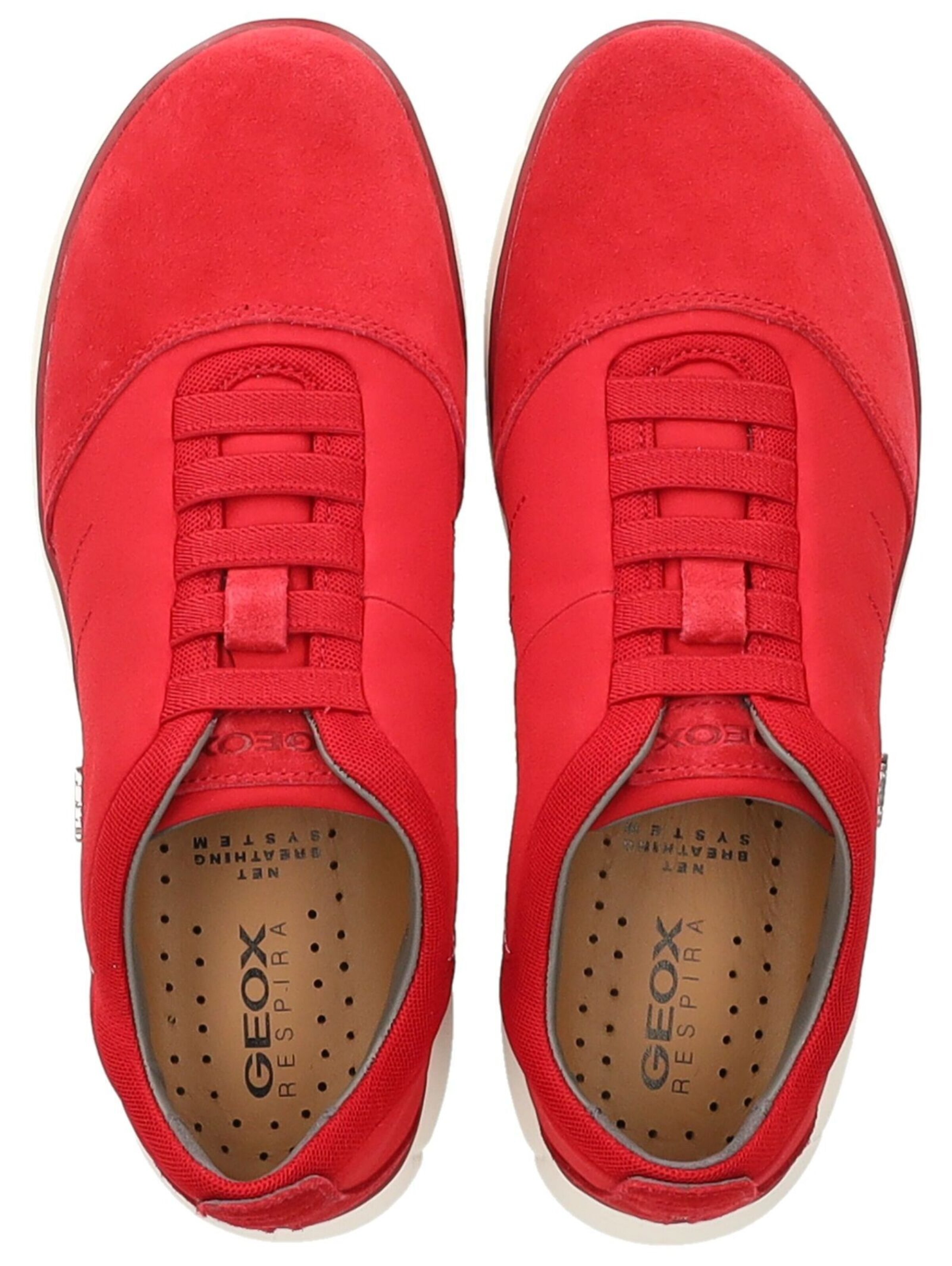 GEOX Platform trainers in Red