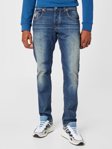 Regular Jeans de la Herrlicher pe albastru: față