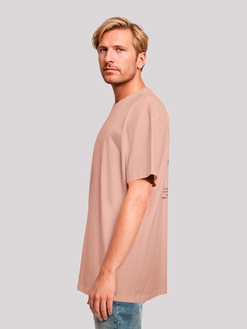F4NT4STIC T-Shirt 'Bora Bora Leewards Island' in Beige