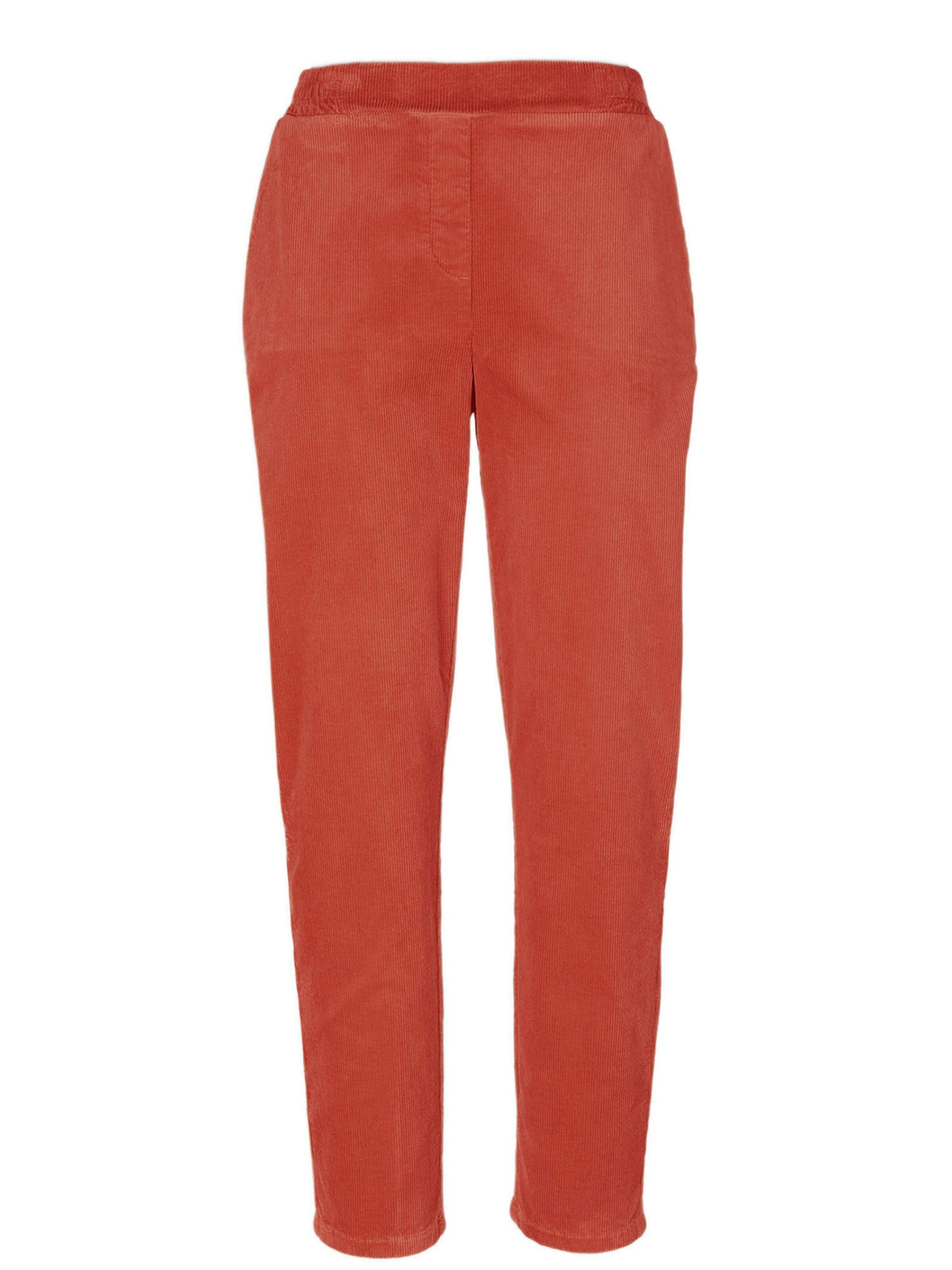 Goldner Slimfit Hose in Orange: Vorderseite