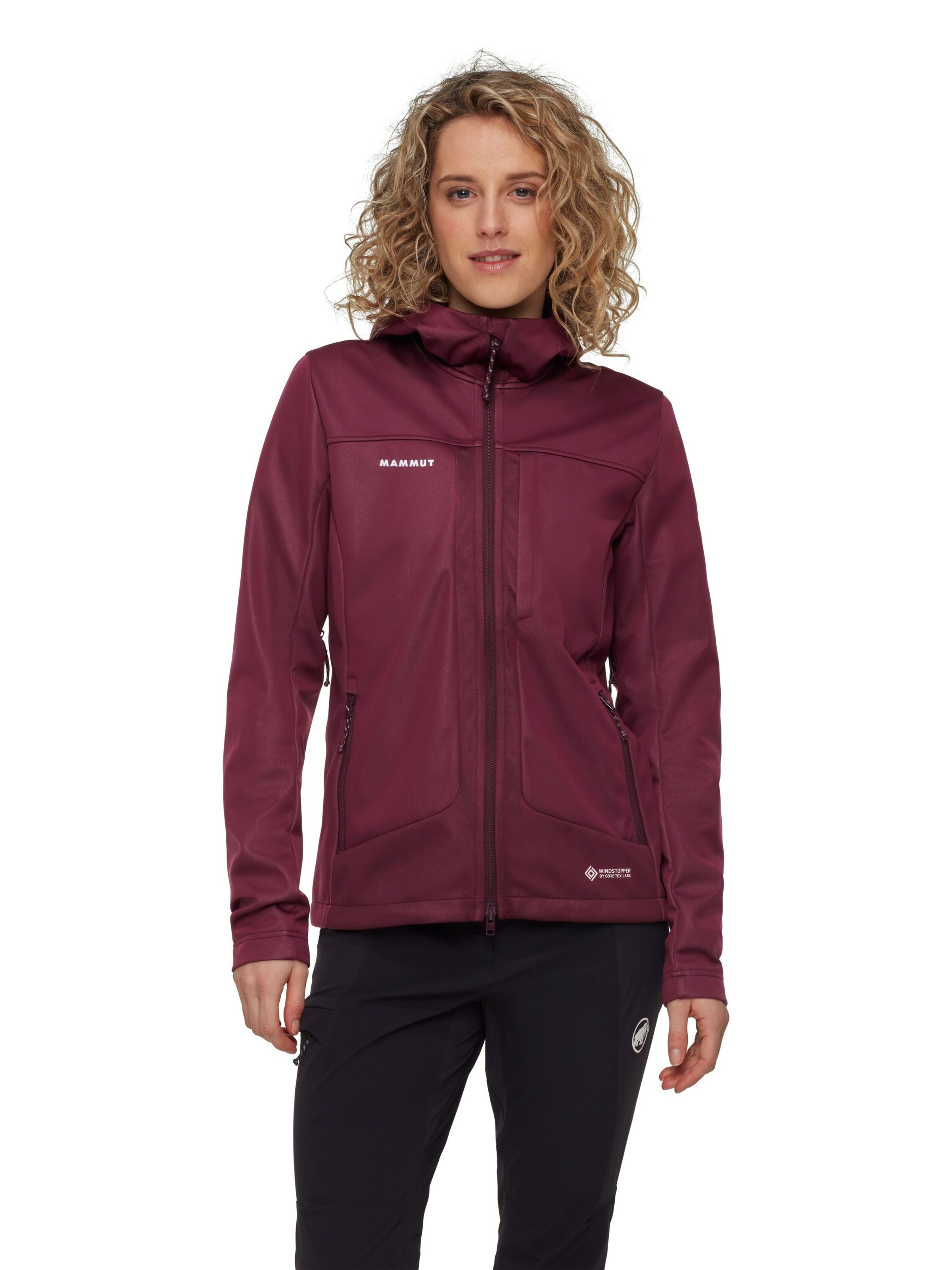 MAMMUT Outdoor Jacket in Red: front