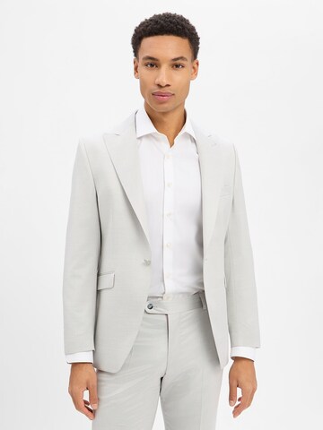WILVORST Slim fit Business Blazer in Grey: front