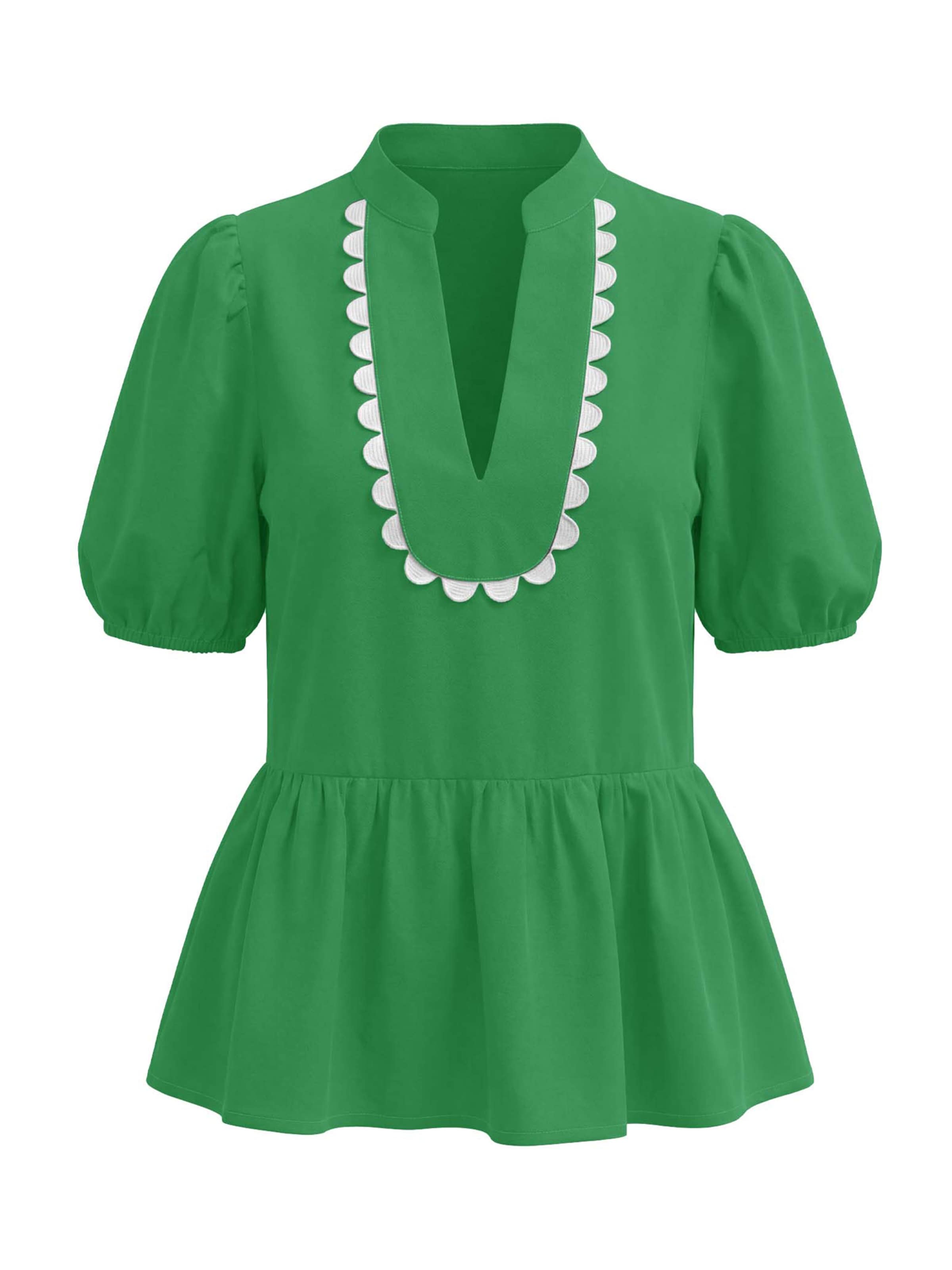 Imily Bela Blúzka - Zelená: predná strana