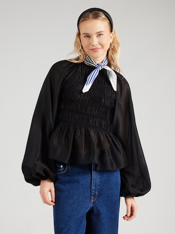 & Other Stories Blúzka - Čierna: predná strana