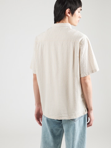 Iriedaily Regular fit Button Up Shirt 'Seekah' in Beige