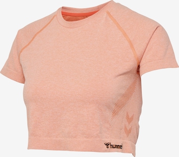 oranžinė Hummel Sportiniai marškinėliai