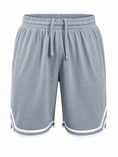 PANTONECLO Swimming Trunks 'Pantoneclo Men’s Gym Shorts with Side Gasket' in S in Grey, Item view