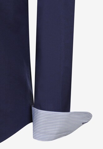 mėlyna DENIM CULTURE Standartinis modelis Marškiniai 'Elroy'