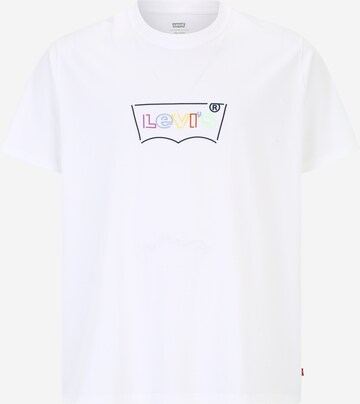 Levi's® Big & Tall Shirt 'Relaxed Fit Tee' in White: front