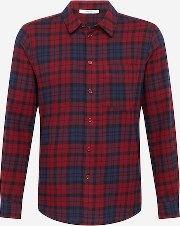 ABOUT YOU Regular fit Button Up Shirt 'Pepe' in Red: front