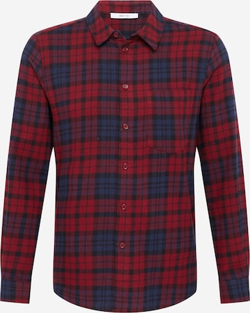 ABOUT YOU Button Up Shirt 'Pepe' in Red: front