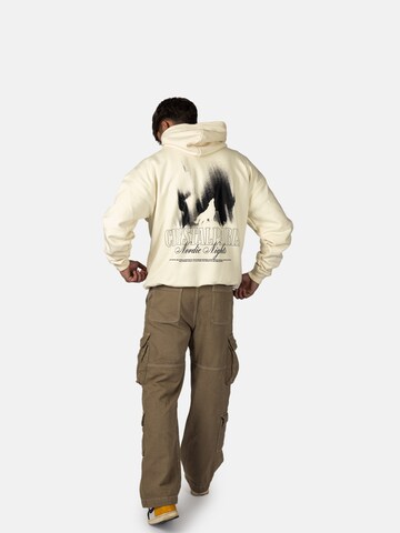 Crystal Paris Sweatshirt 'Wolf' in White