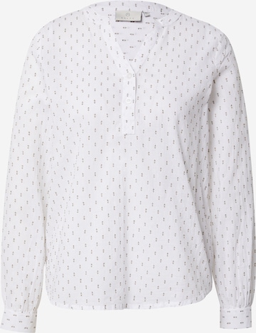 Camicia da donna 'Silona' di Kaffe in bianco: frontale