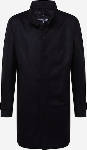 STRELLSON Ανοιξιάτικο και φθινοπωρινό παλτό σε μαύρο: μπροστά