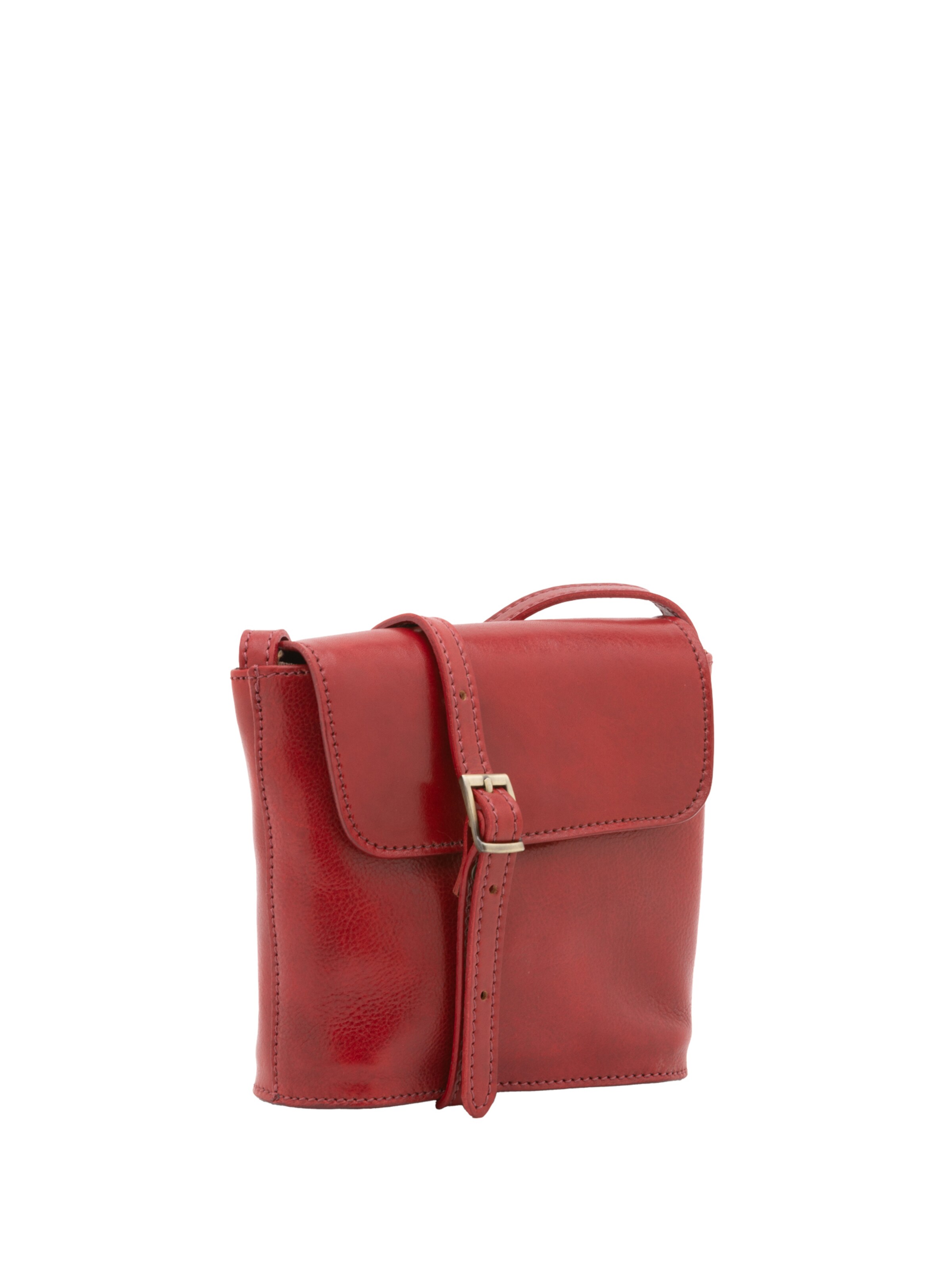 Borsa a tracolla 'Borsa a tracolla uomo vera pelle Castillon - Chiusura calamita' di I Fratelli in rosso