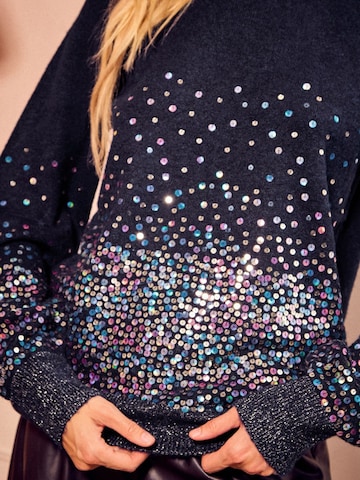 Pulover 'Christmas' de la love & roses pe albastru