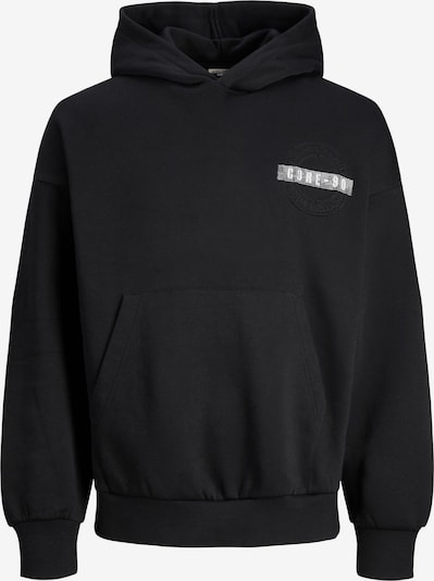 JACK & JONES Sweatshirt 'Digital' in grau / schwarz / weiß, Produktansicht