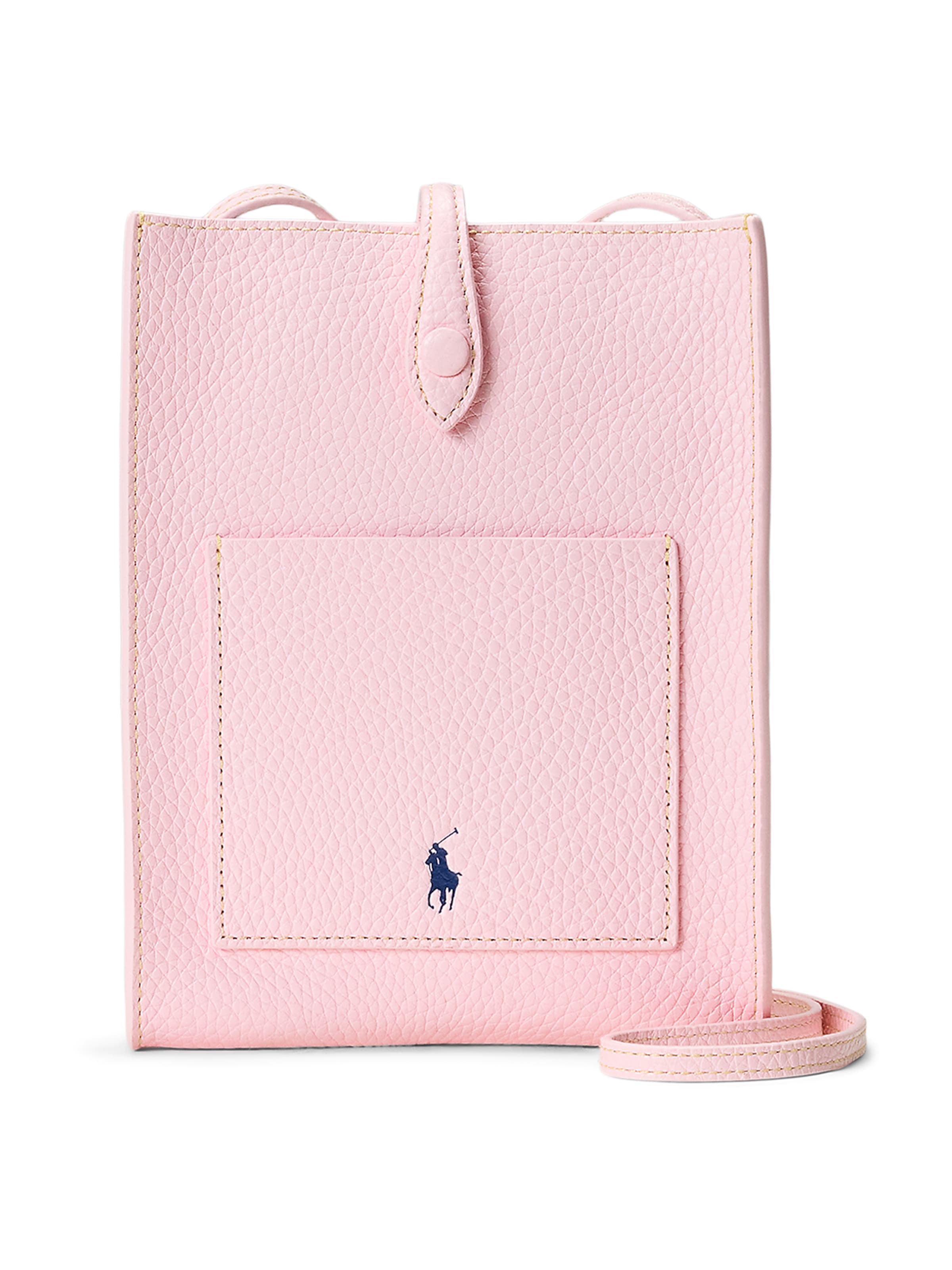 Polo Ralph Lauren Skuldertaske 'PLY' i pink: forside