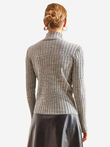 Bianco Lucci Sweater in Grey