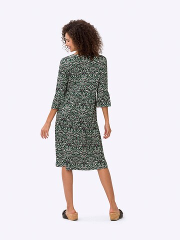 Rochie de la heine pe verde