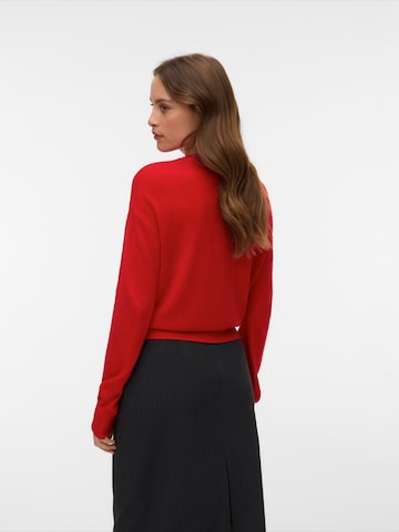 VERO MODA Sveter - Červená