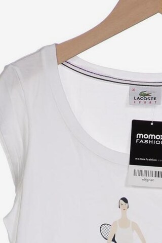 Lacoste Sport Top & Shirt in S in White