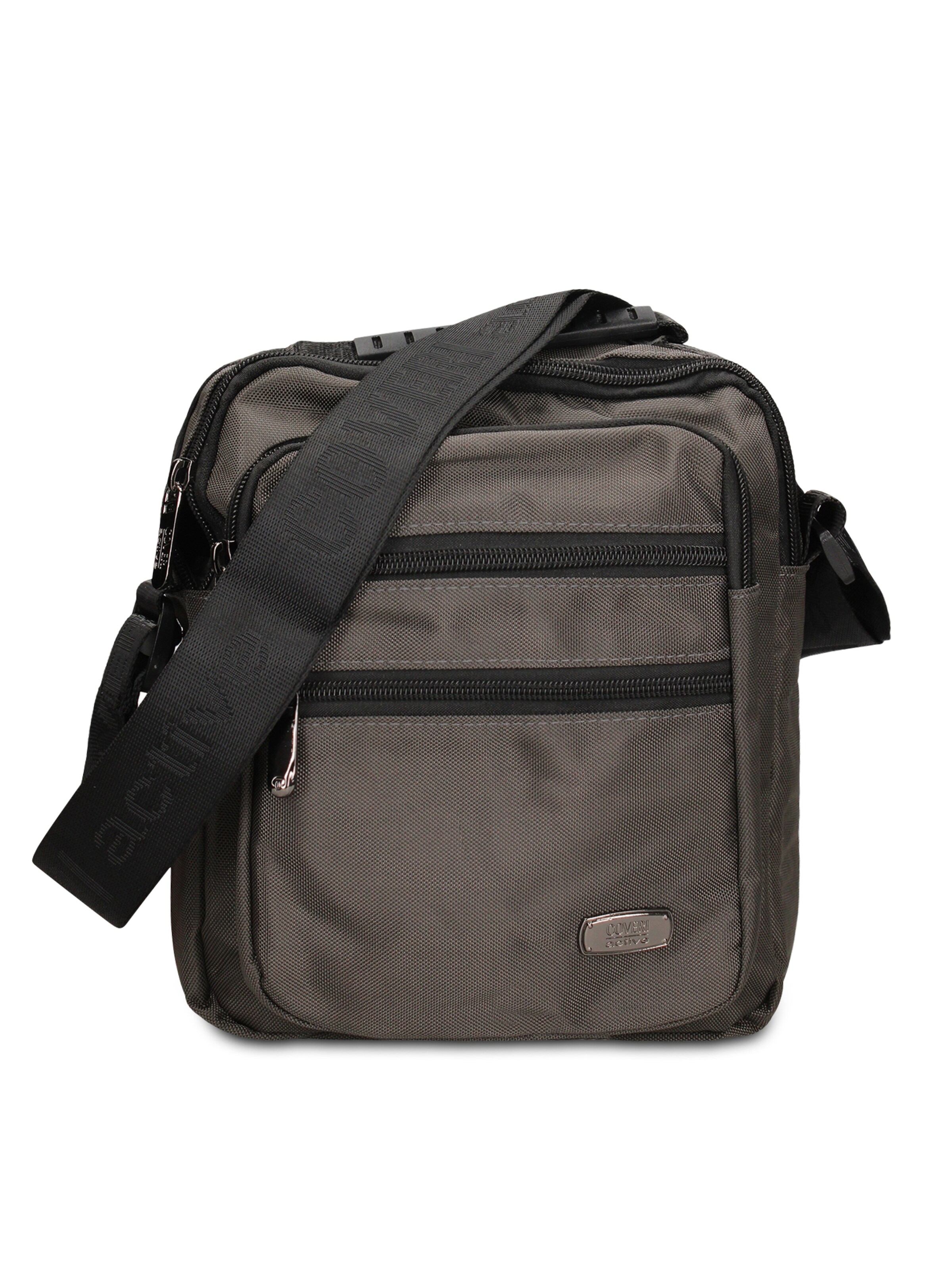 Borsa a tracolla 'Borsa a Tracolla Uomo Coveri Collection Vegan Leather' di Coveri Collection in grigio
