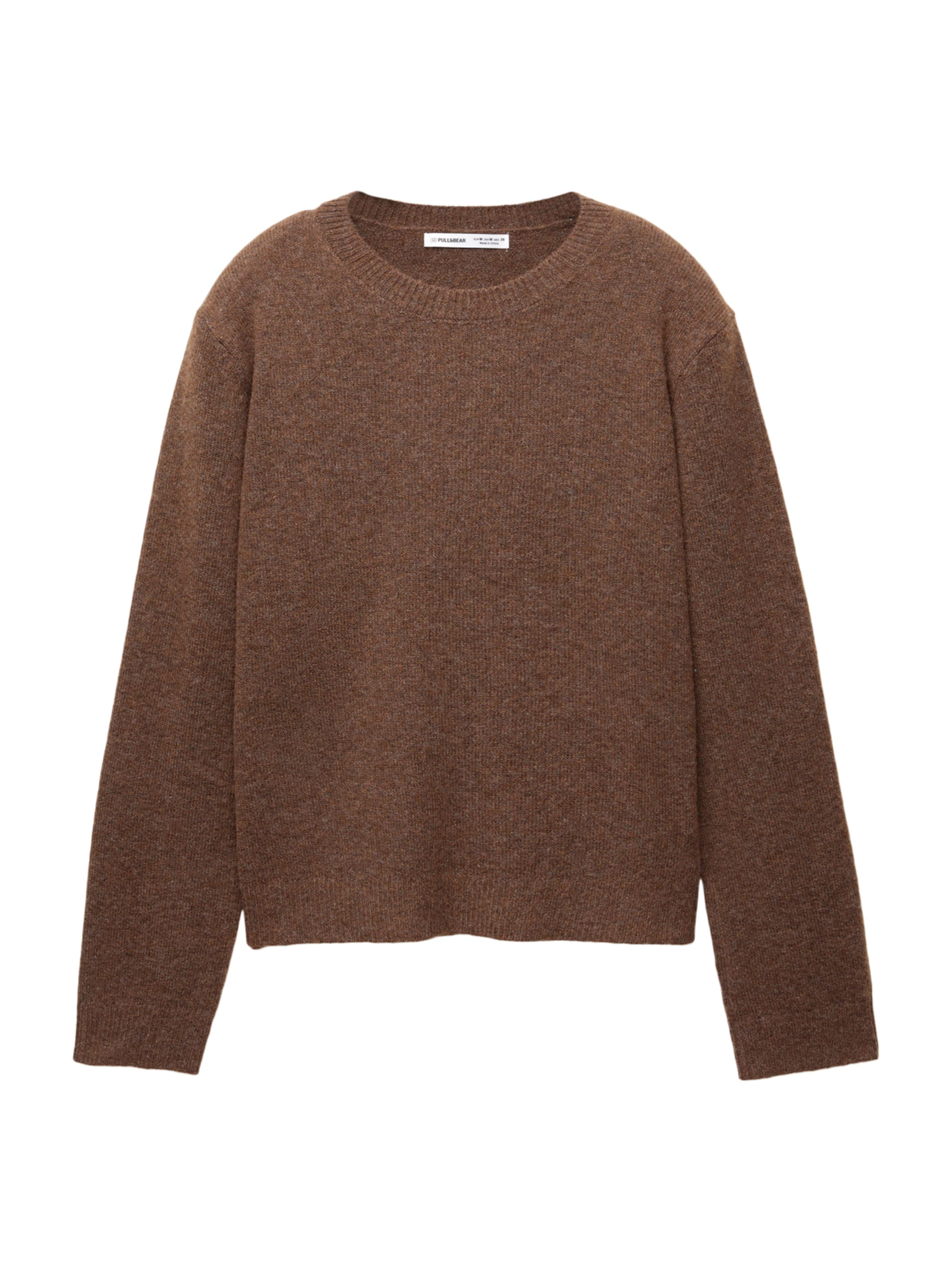 Pull-over Pull&amp;Bear en marron : devant