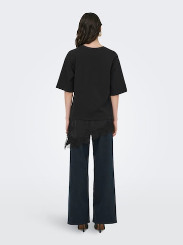 Jaqueline de Yong Tricot 'Alma' in Zwart