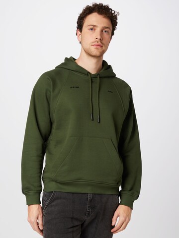 G-Star RAW - Sweatshirt em verde: frente