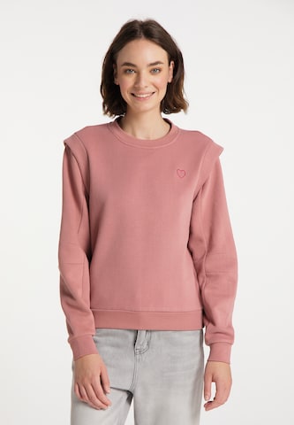 Sweat-shirt MYMO en rose : devant