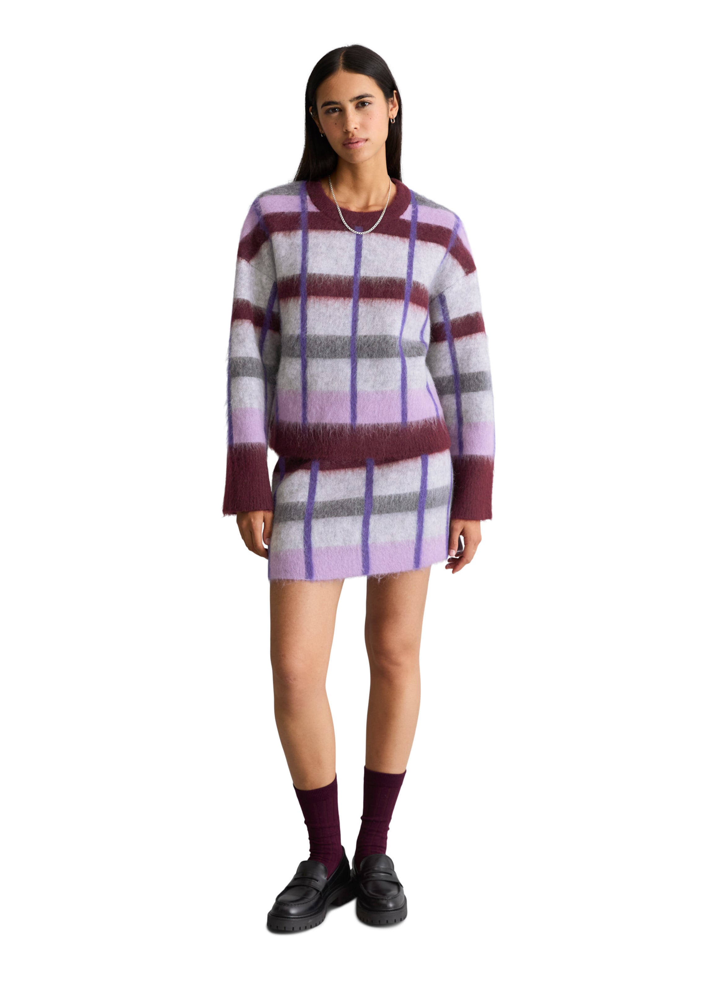 Marc O'Polo DENIM Pullover in Lila: Vorderseite