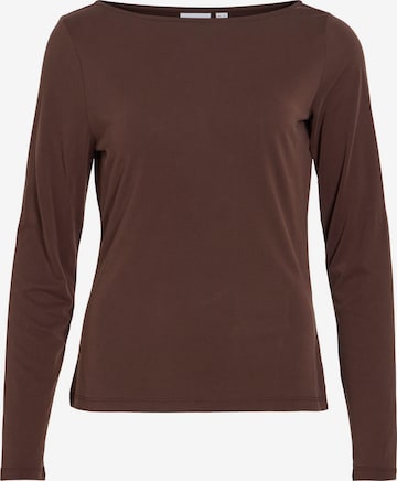 VILA Shirt 'VIModala' in Braun: Vorderseite