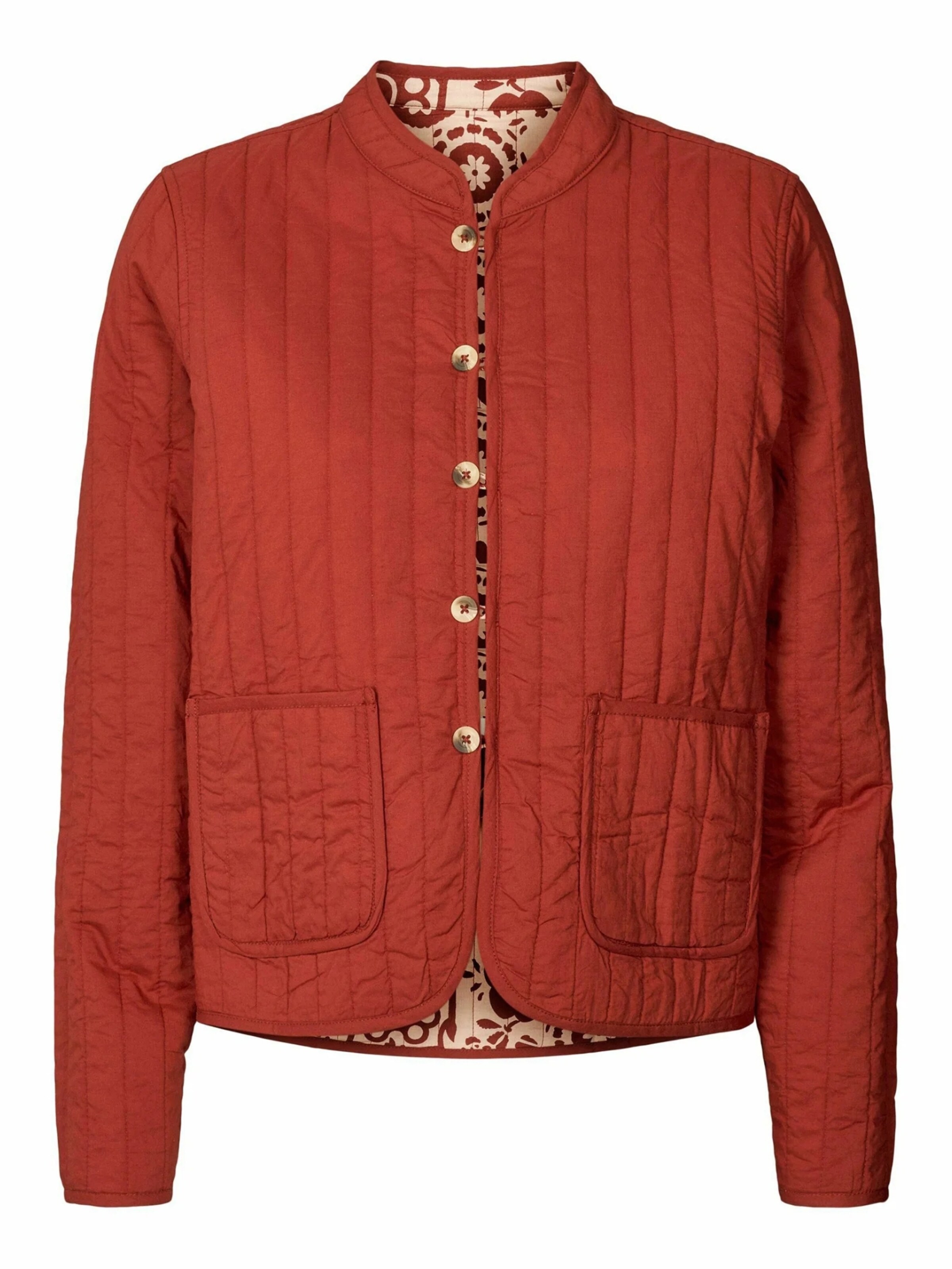 Noa Noa Välikausitakki 'Annie' värissä punainen: etupuoli