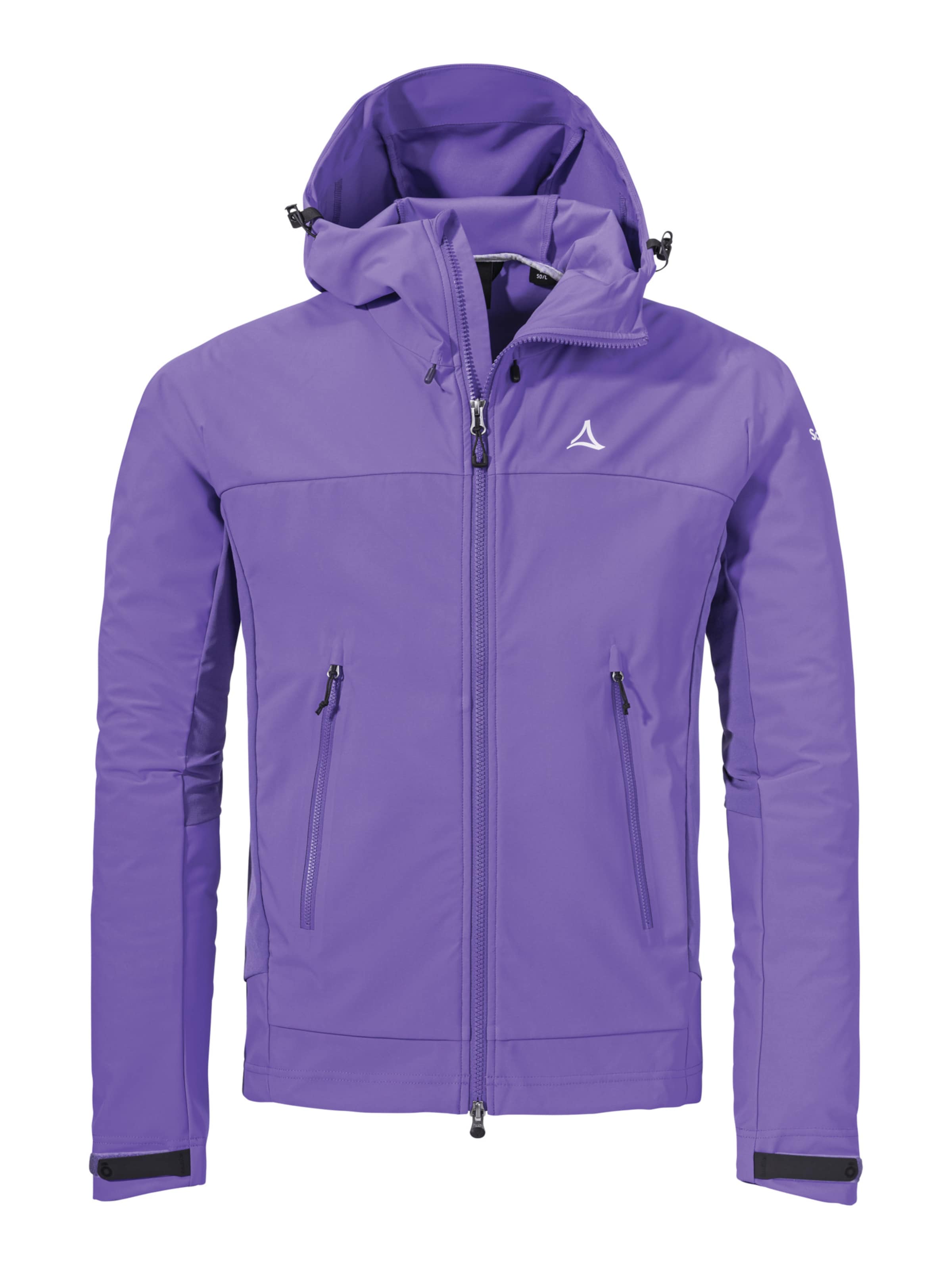 Veste outdoor ' Mountain Softshell Jk Style Blaueis MNS ' Schöffel en violet : devant
