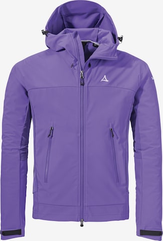Schöffel Jacken ' Mountain Softshell Jk Style Blaueis MNS ' in Lila: Vorderseite