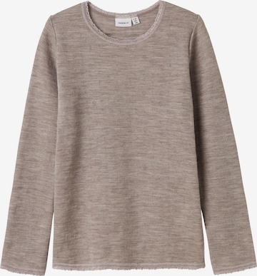 NAME IT - Jersey en beige: frente