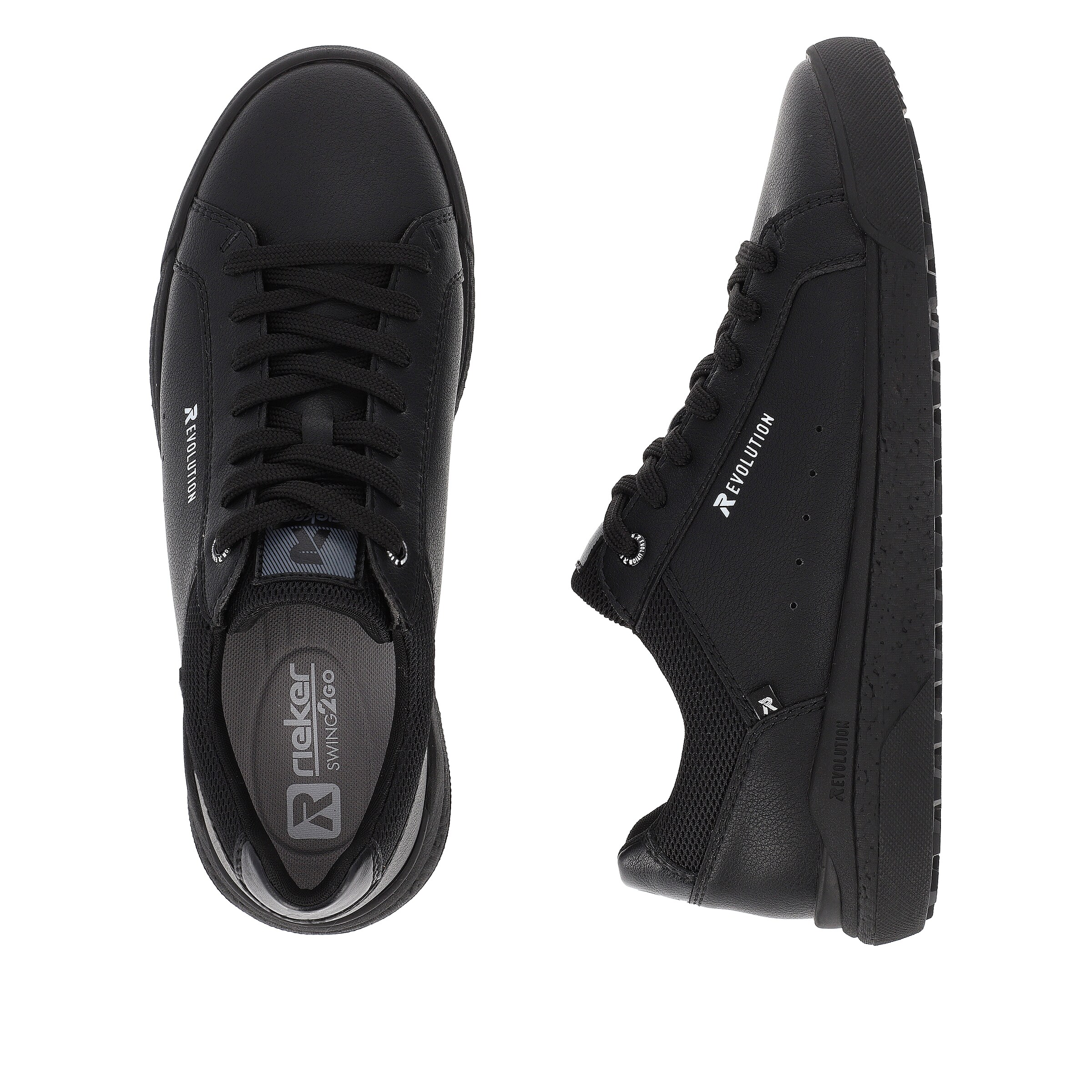 Rieker Sport Platform trainers 'U1100' in Black
