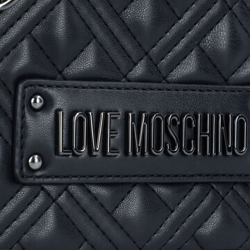 Sac bandoulière 'Quilted' Love Moschino en noir