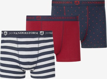 Jan Vanderstorm Boxershorts ' Alvinius ' in Blauw: voorkant