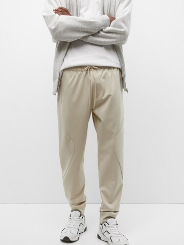 Tapered Pantaloni di Pull&Bear in grigio: frontale